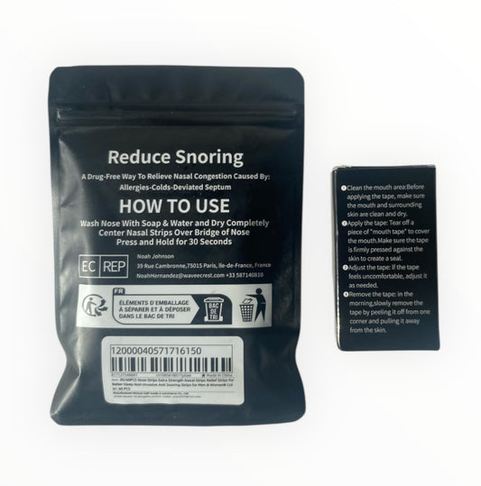 Premium Mouth Tape and Nasal Strip Combo Pack