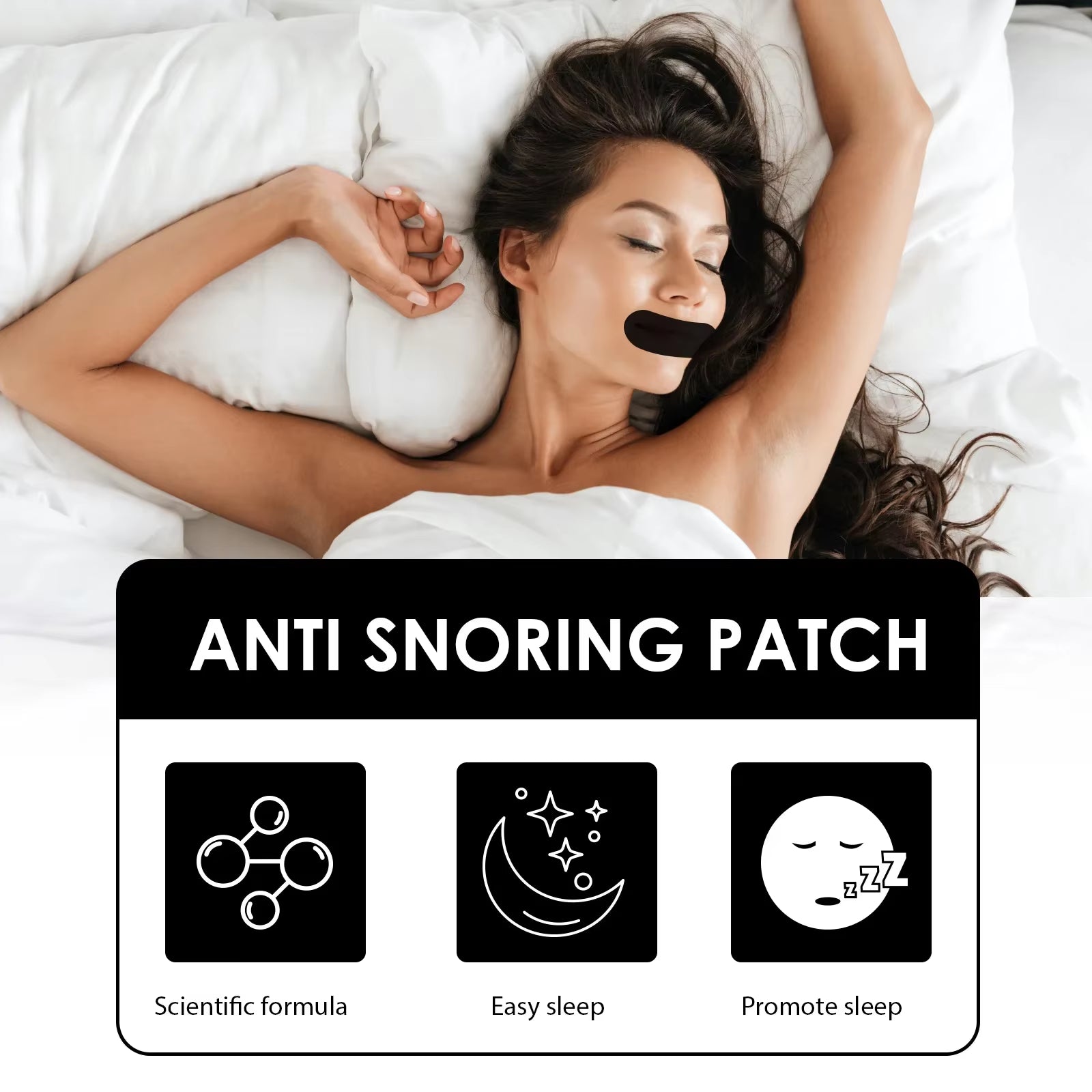 30/150Pcs Mouth Tape for Sleep anti Snoring Mouth Nose Strips Breathing Strips Reducenasal Strips Best Breathing Improved Sleep